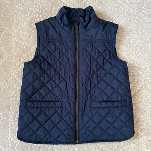 Crewcuts Navy Quilted Diamond Stitch Vest Size Medium – Excellent/VGUC